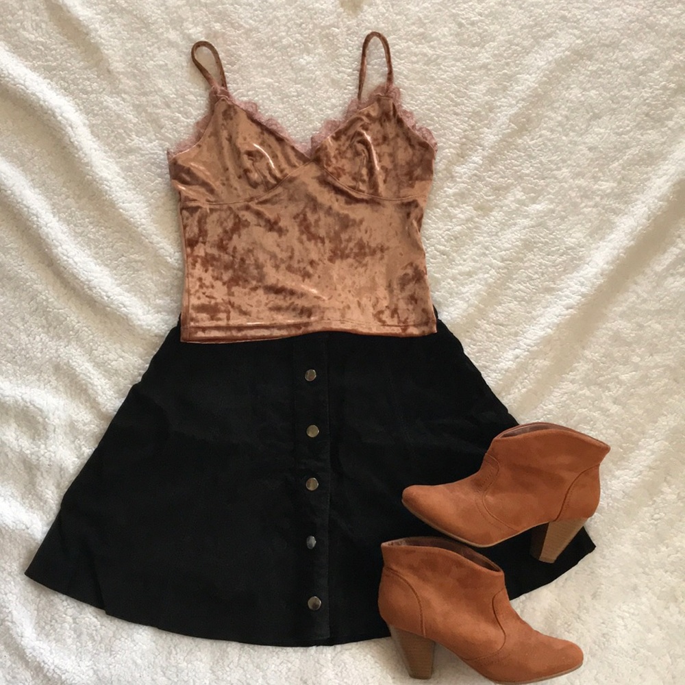 Leather skirt